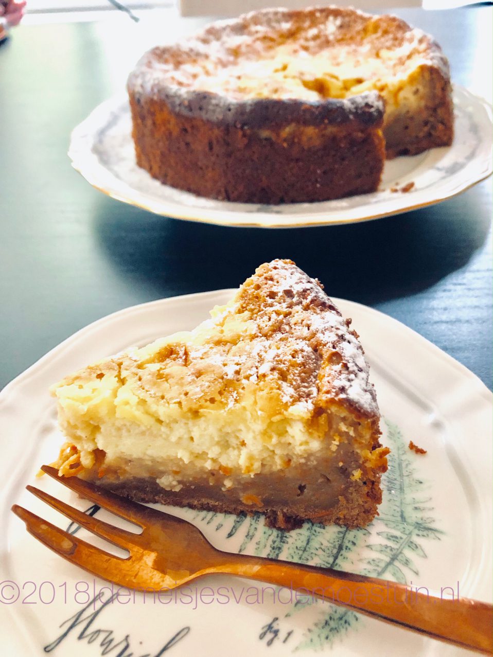 kruidige wortel cheesecake