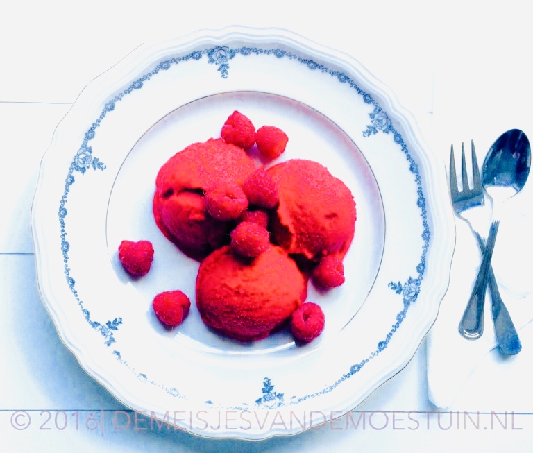 favorieten van de Meisjes: frambozenijs